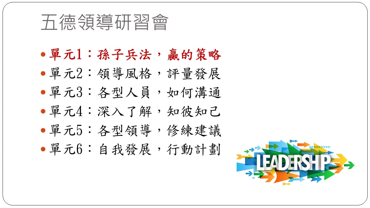 進階訓練–五德領導及圓緣–20231016