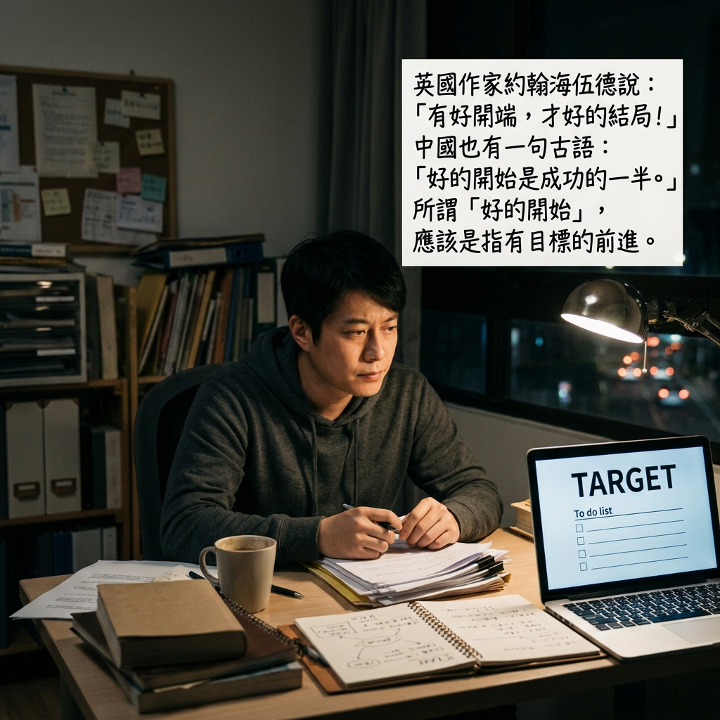 目標若不清楚;不論再努力也一樣是徒勞無功